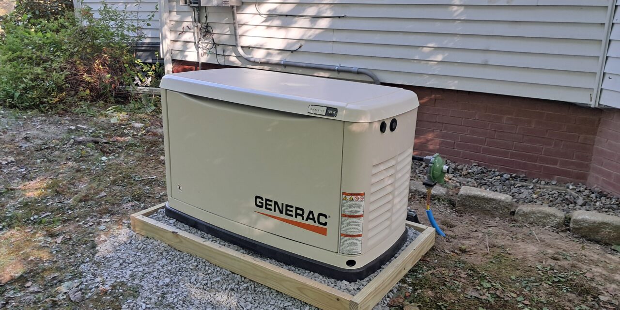 Generac Generator Installation – Brewer, Maine
